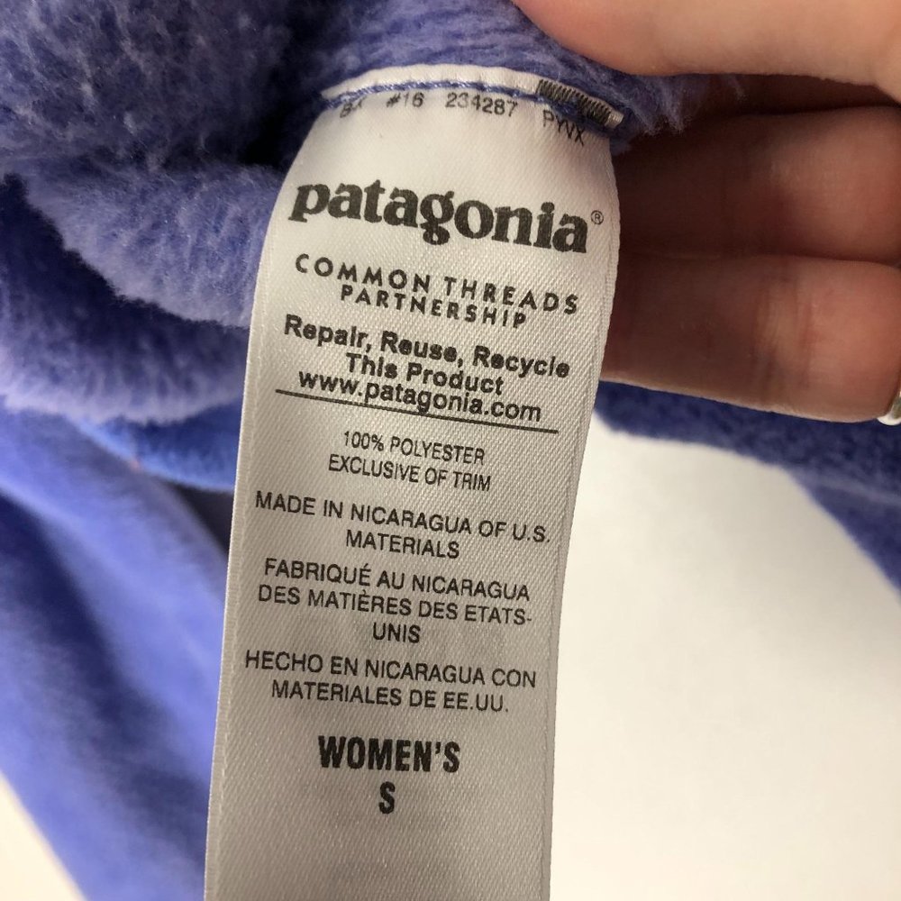 Patagonia synchilla snap pullover womens small - Picture 3 of 7